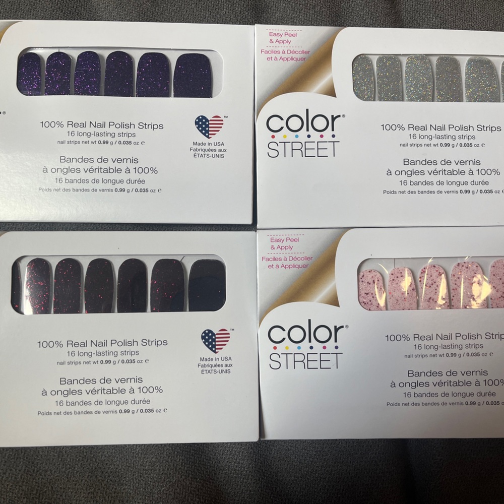 Color street nail polish strips